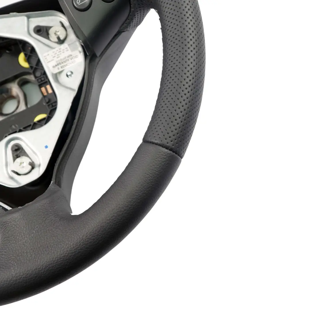 Mercedes-Benz A-Class W169 NEW Black Leather Steering Wheel with White Threads to with Part number A1694600403 Mercedes-Benz A-Class W169 NEW Black Leather Steering Wheel with White Threads - SKU A1694600403-3 - Part number A1694600403