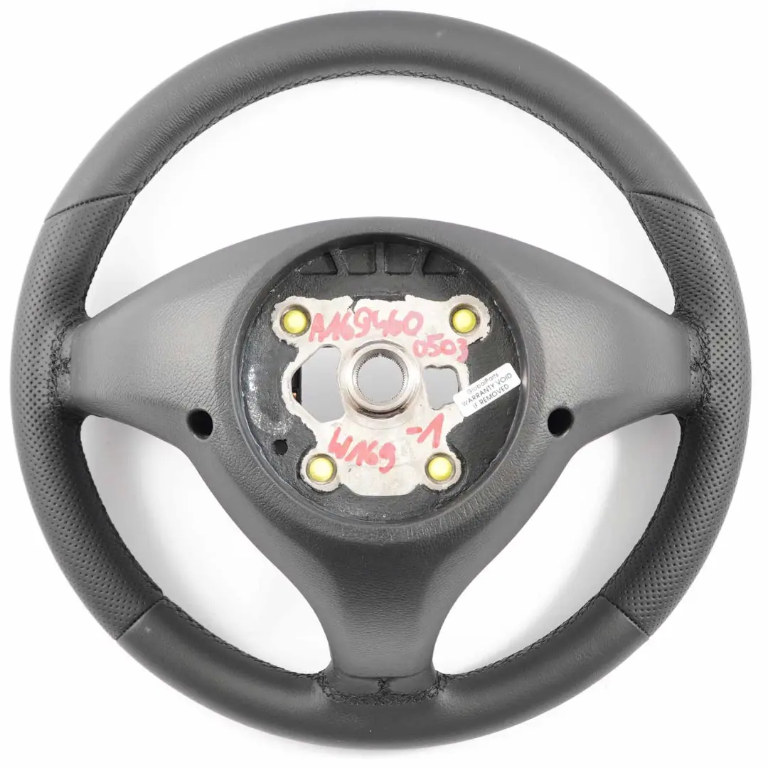 Mercedes W169 NEW Black Leather Steering Wheel with Black Threads - SKU A1694600503-1 - Part number A1694600503