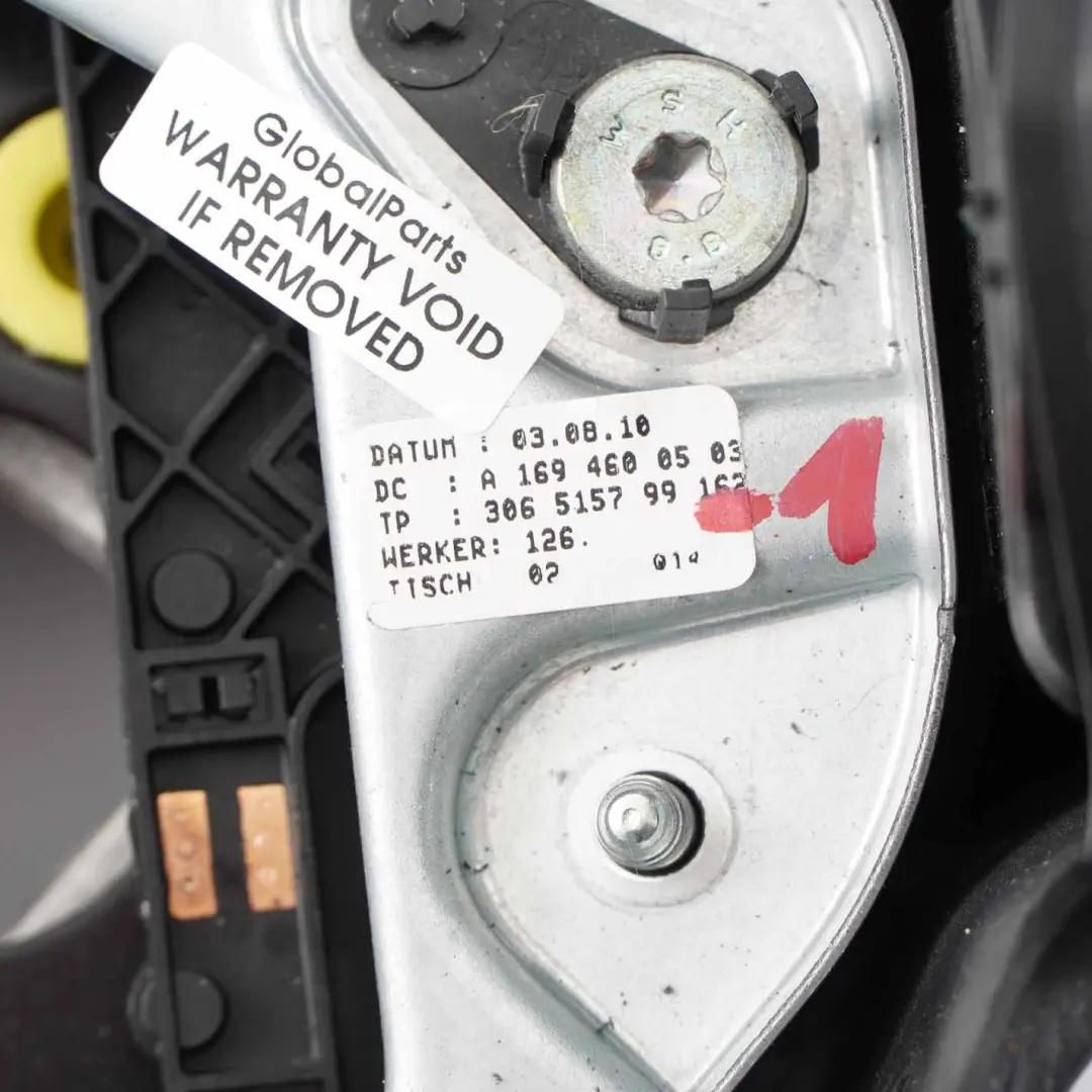 Mercedes W169 NEU Schwarz Leder Lenkrad Lederlenkrad mit schwarzen Fäden - SKU A1694600503-1 - Teilenummer A1694600503