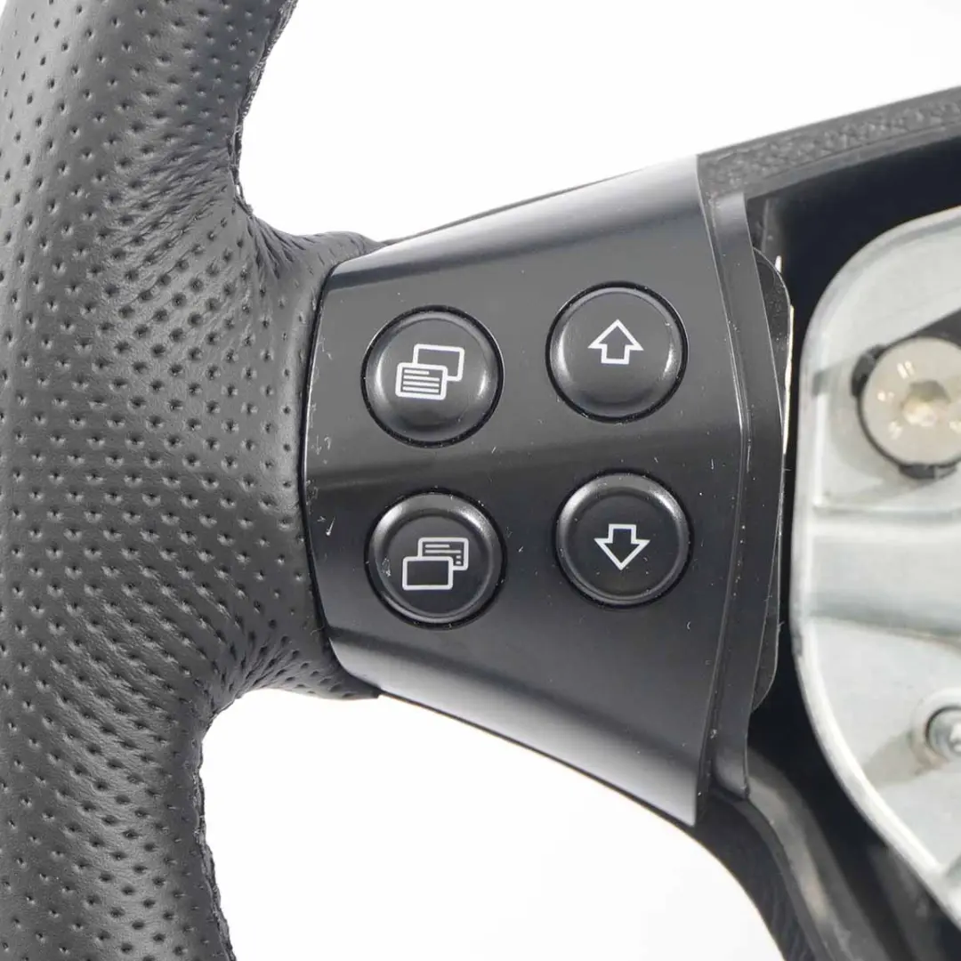 Mercedes W169 NOUVEAU Volant en cuir noir avec filets noirs - SKU A1694600503-2 - Numéro de pièce A1694600503