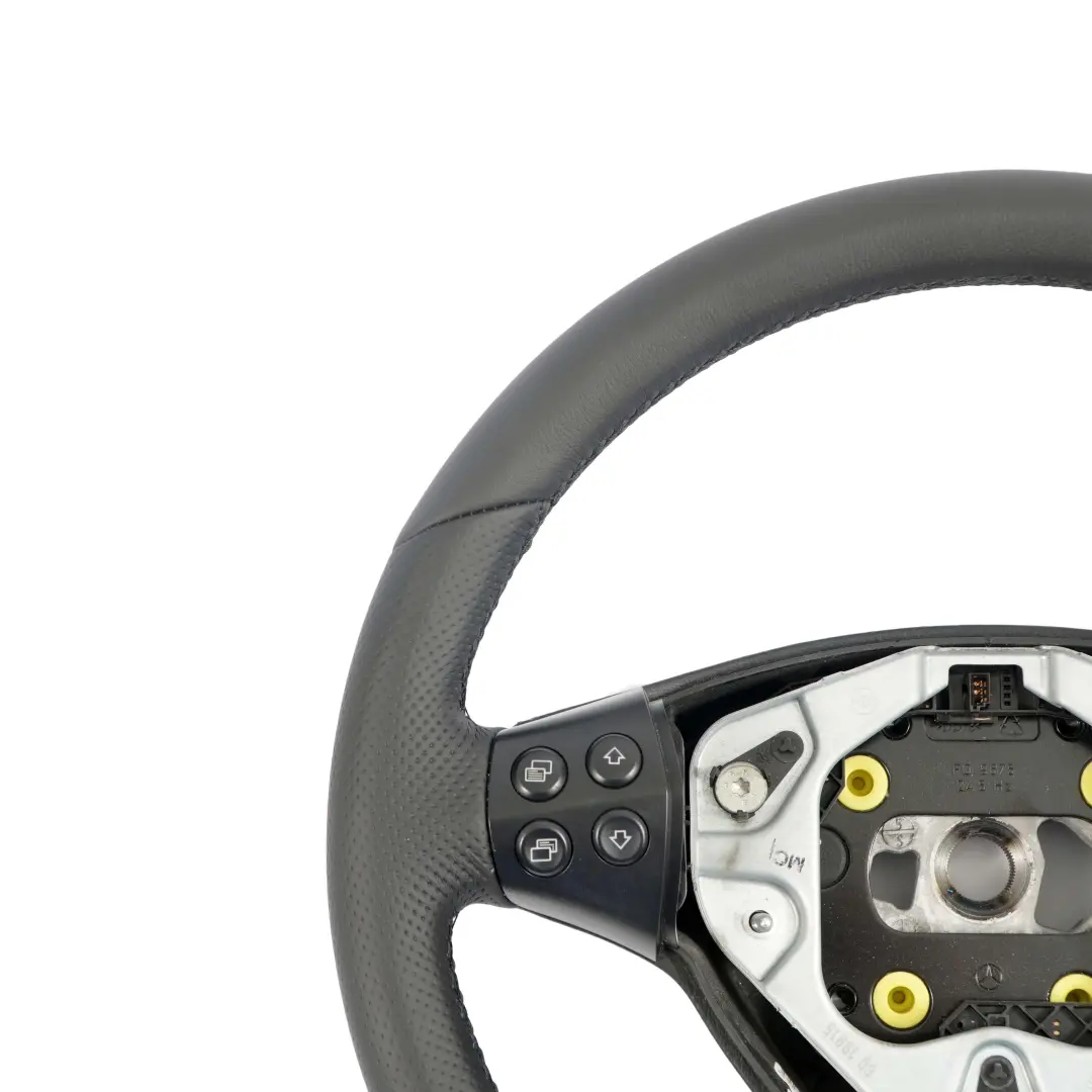  Steering Wheel W169 Mercedes-Benz A-Class NEW Black Leather with Black Threads - SKU A1694601103-1 - Part number A1694601103