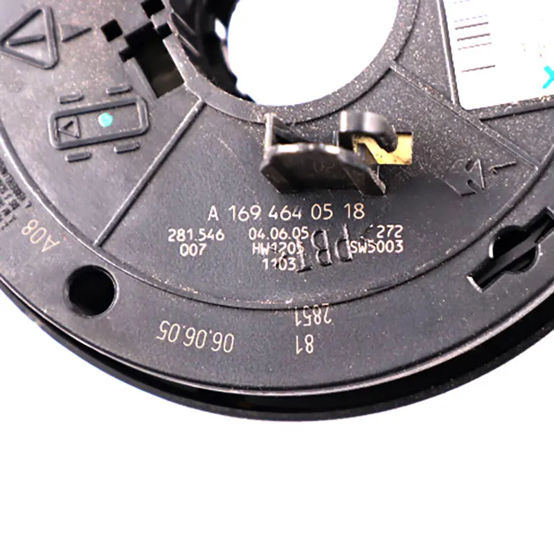 Steering Wheel Angle Sensor Wiper Stalk Squib to Mercedes W169 C209 with Part number A1694640518 Mercedes W169 C209 Steering Wheel Angle Sensor Wiper Stalk Squib - SKU A1694640518 - Part number A1694640518