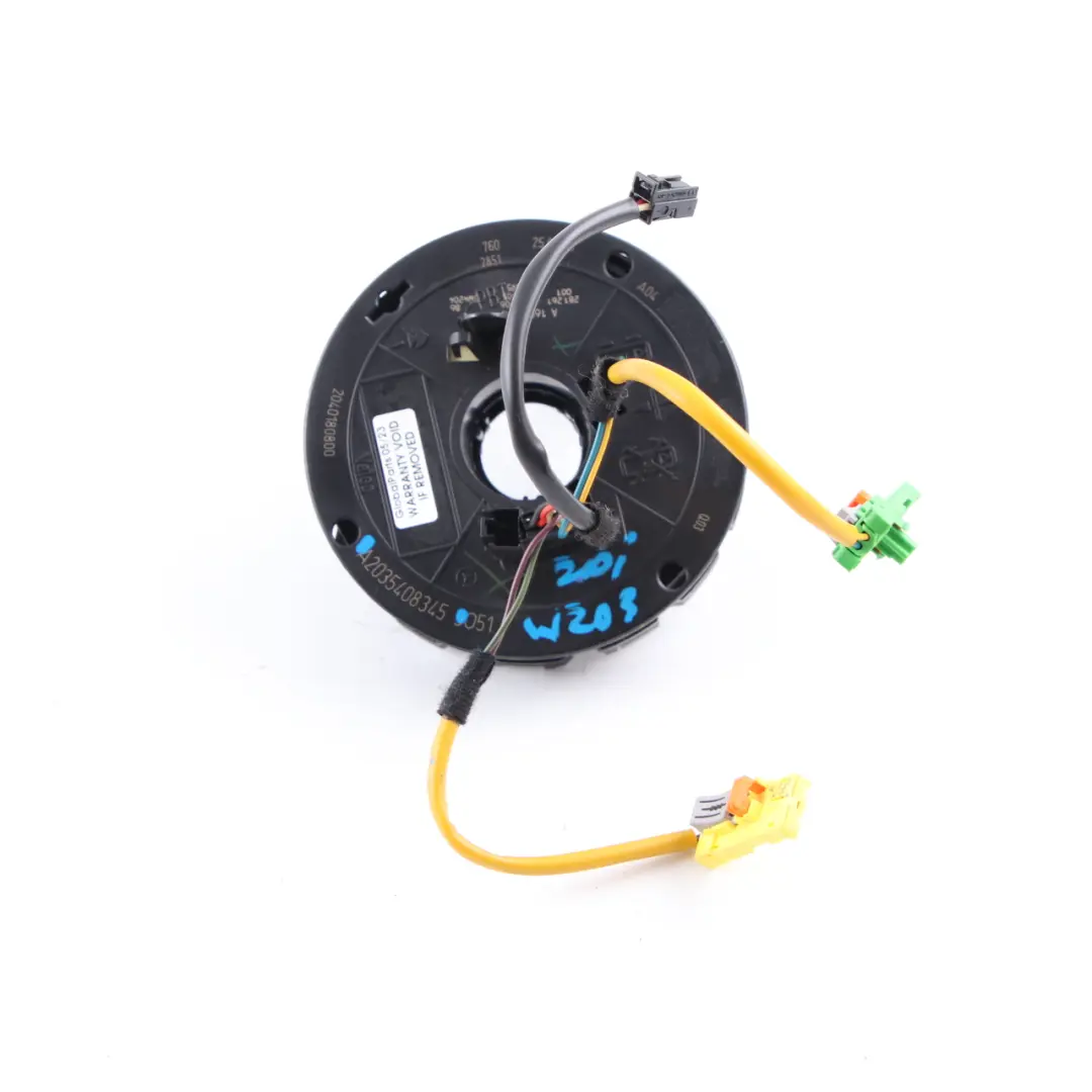 Mercedes W169 C209 W245 Steering Wheel Angle Sensor Slip Ring Squib A16946411018 - SKU A1694641018 - Part number A1694641018