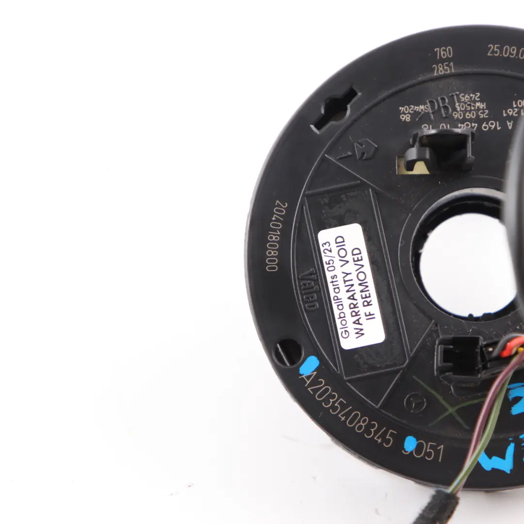 Steering Wheel Angle Sensor Slip Ring Squib A16946411018 to Mercedes W169 C209 W245 with Part number A1694641018 Mercedes W169 C209 W245 Steering Wheel Angle Sensor Slip Ring Squib A16946411018 - SKU A1694641018 - Part number A1694641018