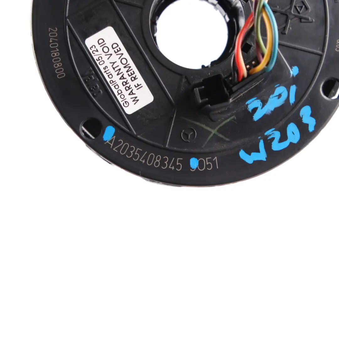 Mercedes W169 C209 W245 Steering Wheel Angle Sensor Slip Ring Squib A16946411018 - SKU A1694641018 - Part number A1694641018