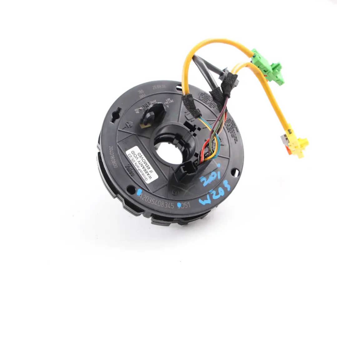 Mercedes W169 C209 W245 Steering Wheel Angle Sensor Slip Ring Squib A16946411018 - SKU A1694641018 - Part number A1694641018