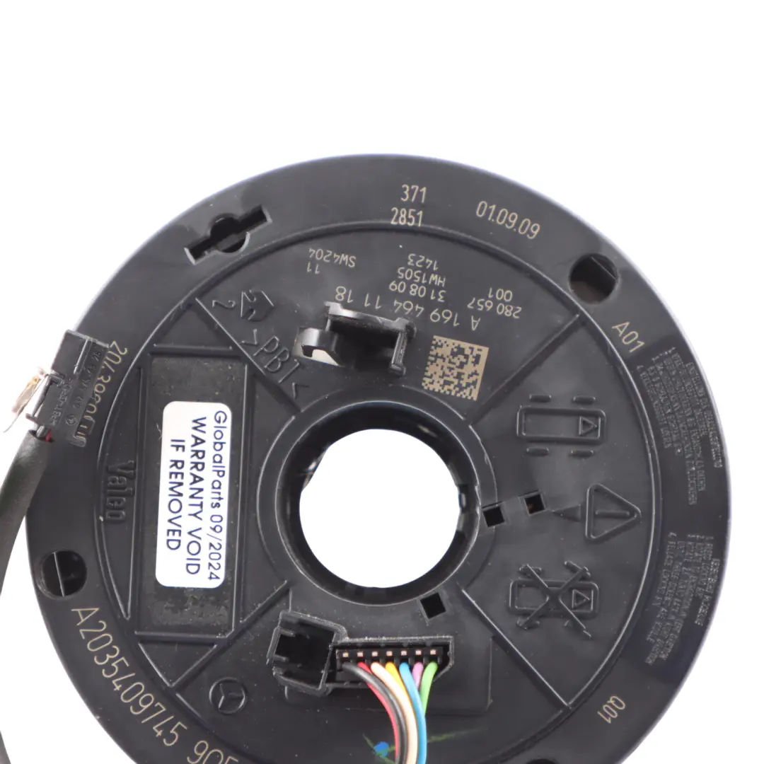 Mercedes W169 W245 W203 Steering Angle Sensor Slip Ring Squib - SKU A1694641118-2 - Part number A1694641118
