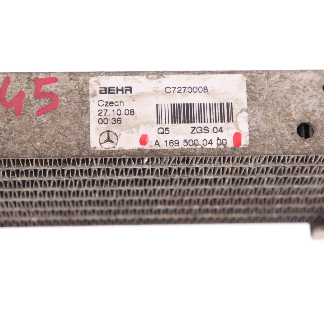 Enfriador de aceite Mercedes W169 W245 Transmisión Caja de cambios Radiador para con número de pieza A1695000400 Enfriador de aceite Mercedes W169 W245 Transmisión Caja de cambios Radiador - SKU A1695000400 - Número de pieza A1695000400