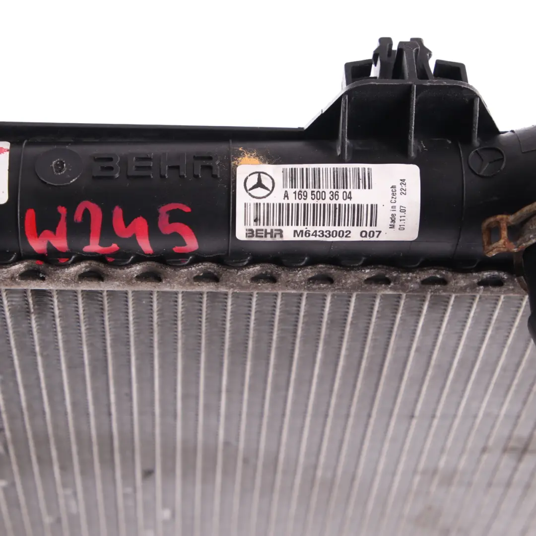  Coolant Radiator Mercedes W169 W245 Air Conditioning Water Cooling - SKU A1695002103 - Part number A1695002103