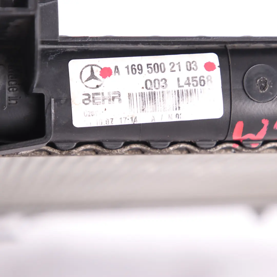  Radiatore Mercedes W169 W245 Aria Condizionata Acqua Raffreddamento - SKU A1695002103 - Numero di parte A1695002103