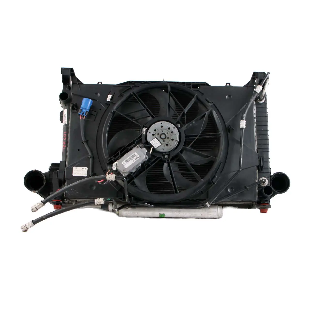 Mercedes-Benz W169 A180 CDI Complete Set Engine Radiator Fan Pack with Housing