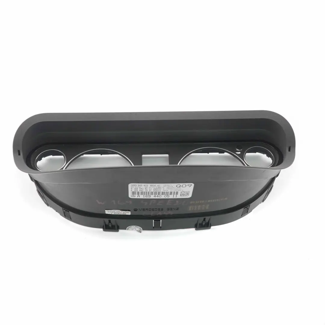 Mercedes W169 Instrument Cluster Speedo Clocks Meter Glass Cover - SKU A1695400023 - Part number A1695400023