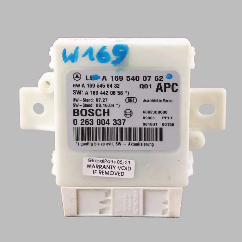  Parking Module Mercedes W169 W245 PDC Distance Control Unit Sensor - SKU A1695400762 - Part number A1695400762