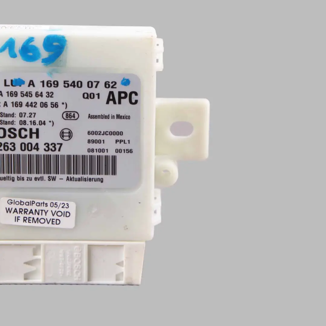 Parking Module Mercedes W169 W245 PDC Distance Control Unit Sensor to with Part number A1695400762 Parking Module Mercedes W169 W245 PDC Distance Control Unit Sensor - SKU A1695400762 - Part number A1695400762