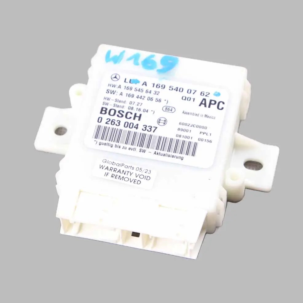  Module stationnement Mercedes W169 W245 Capteur l'unité contrôle PDC - SKU A1695400762 - Numéro de pièce A1695400762