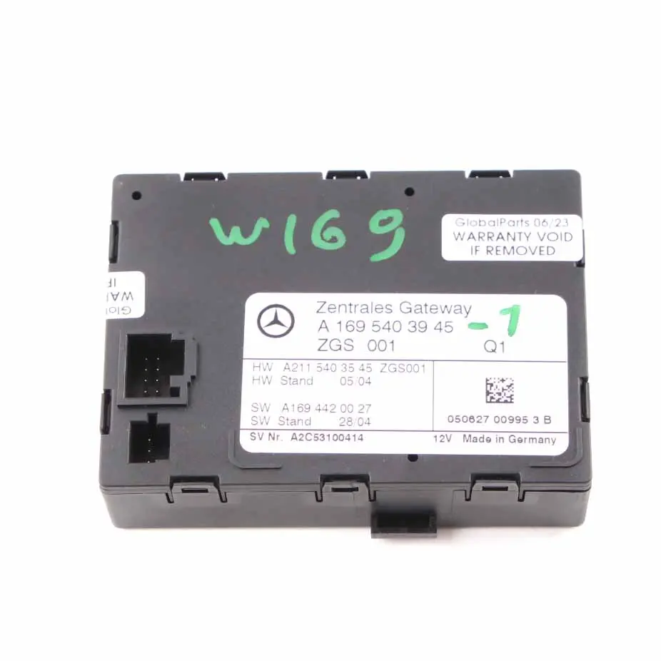 Mercedes W245 Zentrale Gateway Steuergerät Modul A1695403945