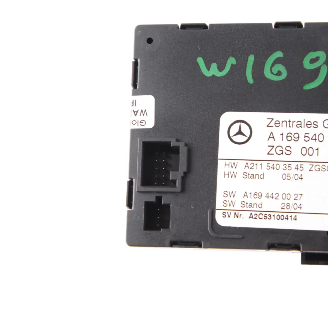 Zentrale Gateway Steuergerät Modul für Mercedes W245 mit Teilenummer A1695403945 Mercedes W245 Zentrale Gateway Steuergerät Modul - SKU A1695403945-1 - Teilenummer A1695403945