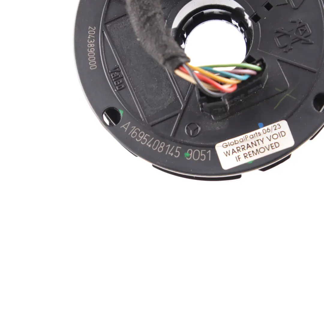 Mercedes W169 W245 Sensor ángulo dirección Slip Ring Air Squib - SKU A1695408145 - Número de pieza A1695408145