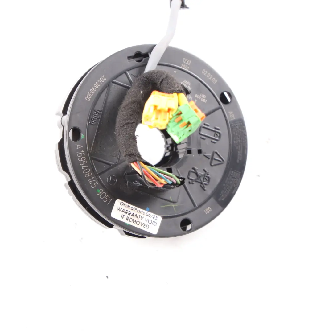 Sensor ángulo dirección Slip Ring Air Squib para Mercedes W169 W245 con número de pieza A1695408145 Mercedes W169 W245 Sensor ángulo dirección Slip Ring Air Squib - SKU A1695408145 - Número de pieza A1695408145