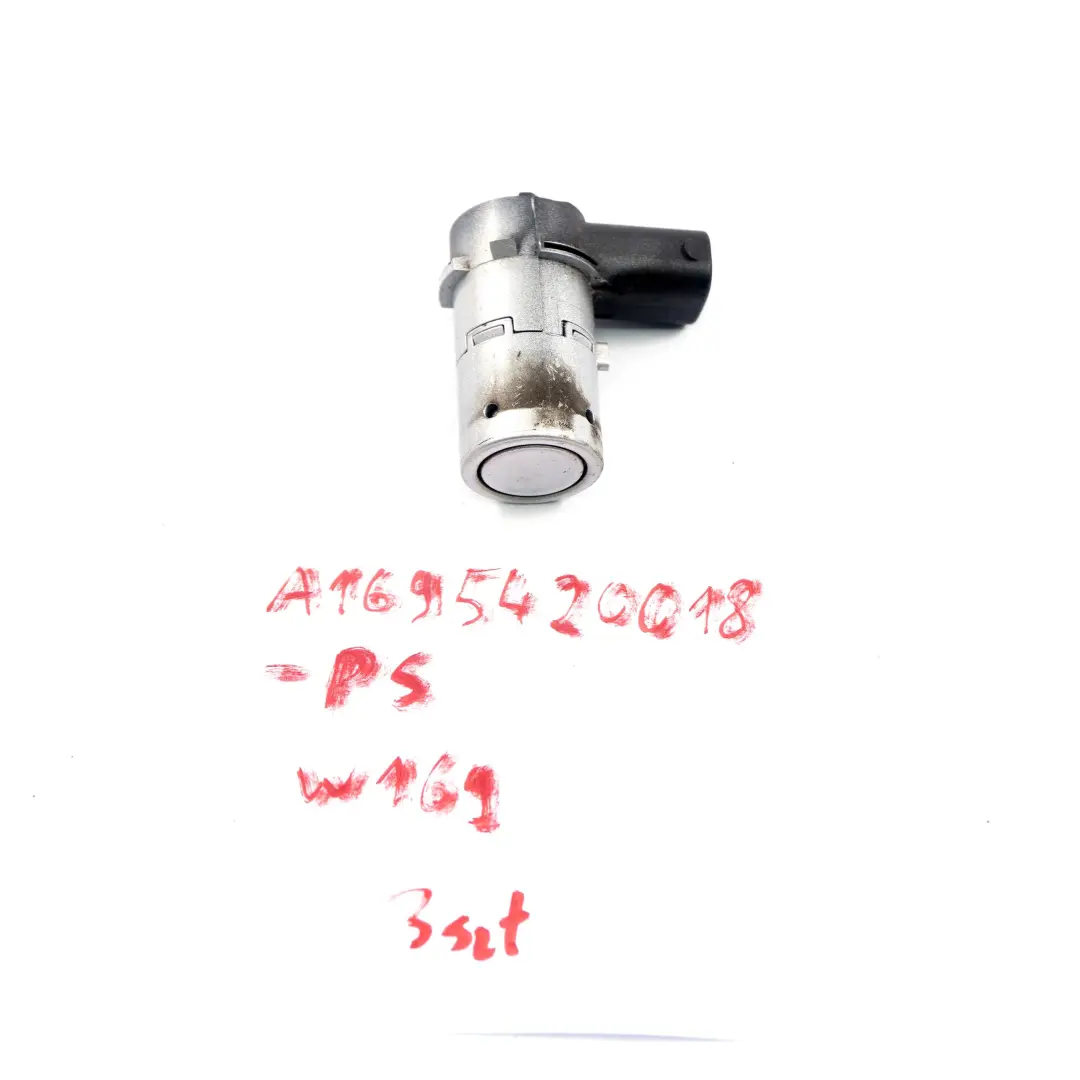 Mercedes-Benz W169 Front Bumper Parking Distance Sensor Parktronic Polar Silver  - SKU A1695420018-PS - Part number A1695420018