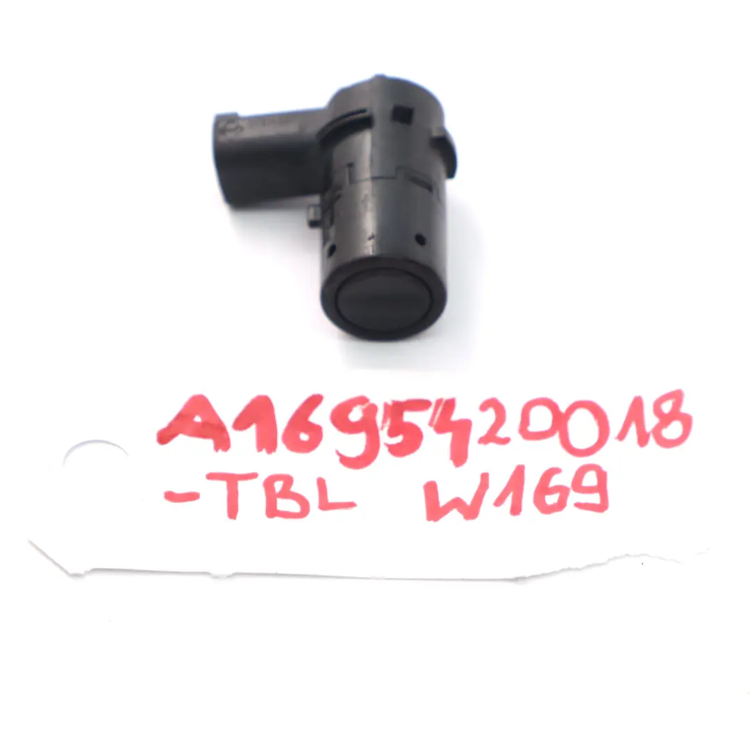 Mercedes W169 Sensor Parachoques Delantero Trasero PDC Distancia Negro 160 - SKU A1695420018-TBL - Número de pieza A1695420018