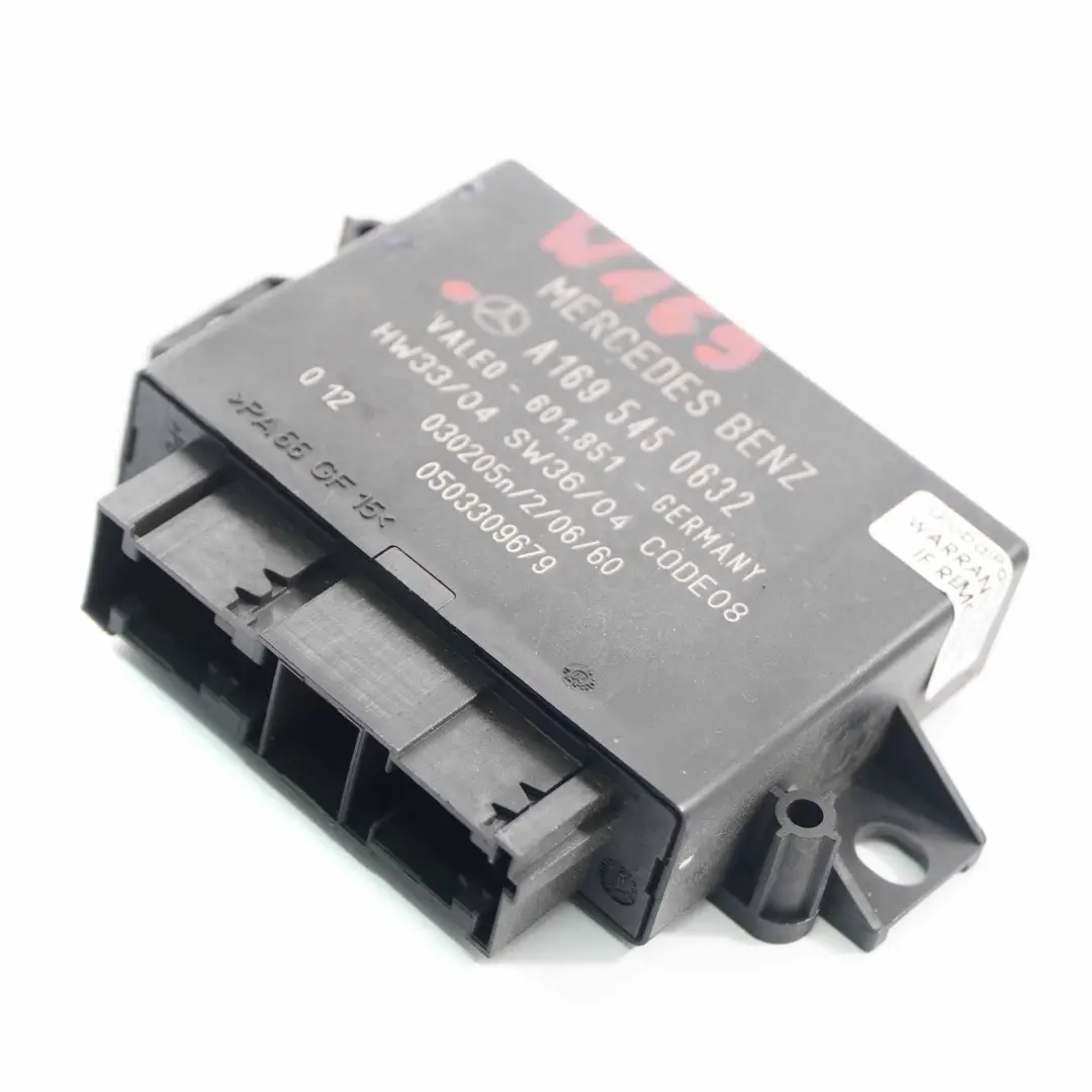 Mercedes W169 PDC Park Distance Control Modul hinten - SKU A1695450632 - Teilenummer A1695450632
