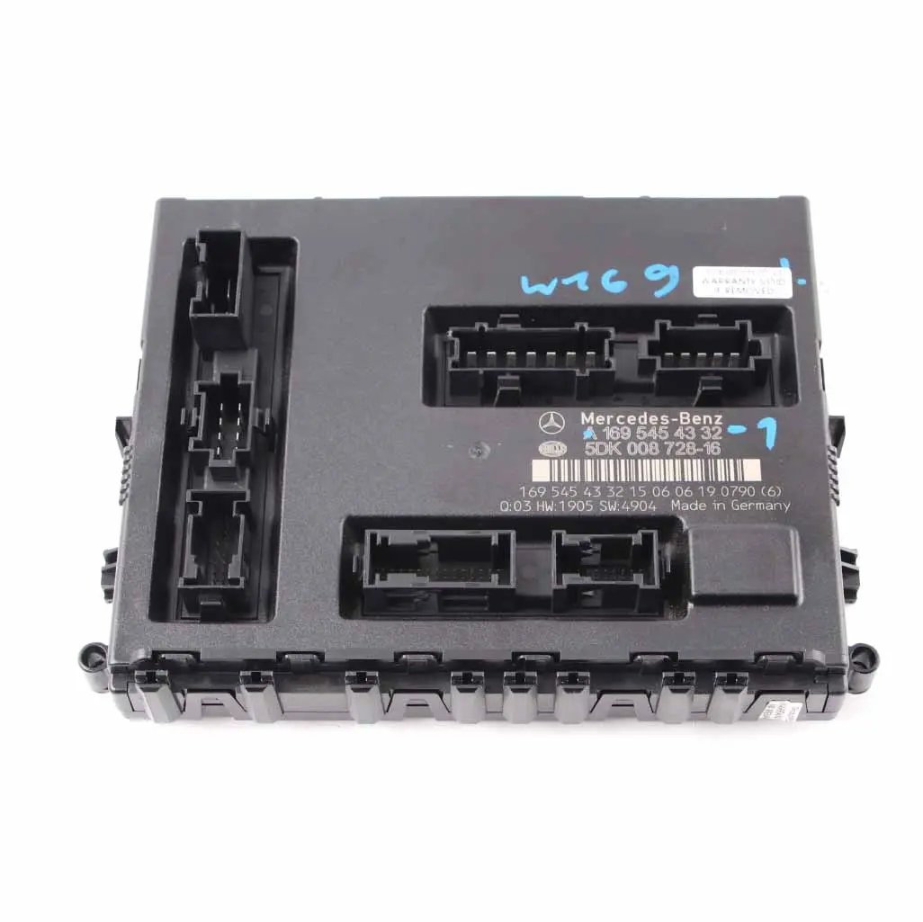 Mercedes W169 W245 SAM Control Module Fuse Box Unit - SKU A1695454332-1 - Part number A1695454332