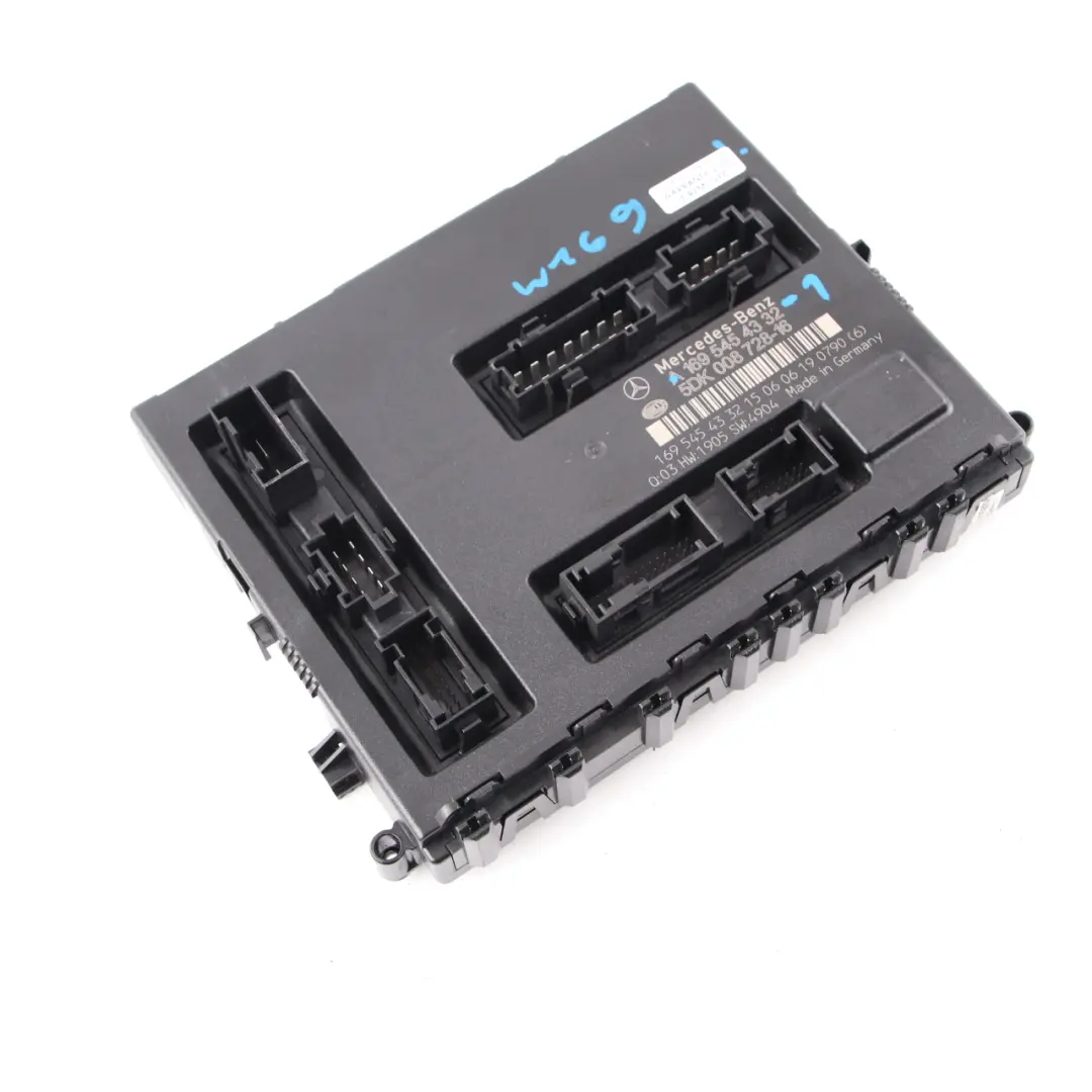SAM Control Module Fuse Box Unit to Mercedes W169 W245 with Part number A1695454332 Mercedes W169 W245 SAM Control Module Fuse Box Unit - SKU A1695454332-1 - Part number A1695454332