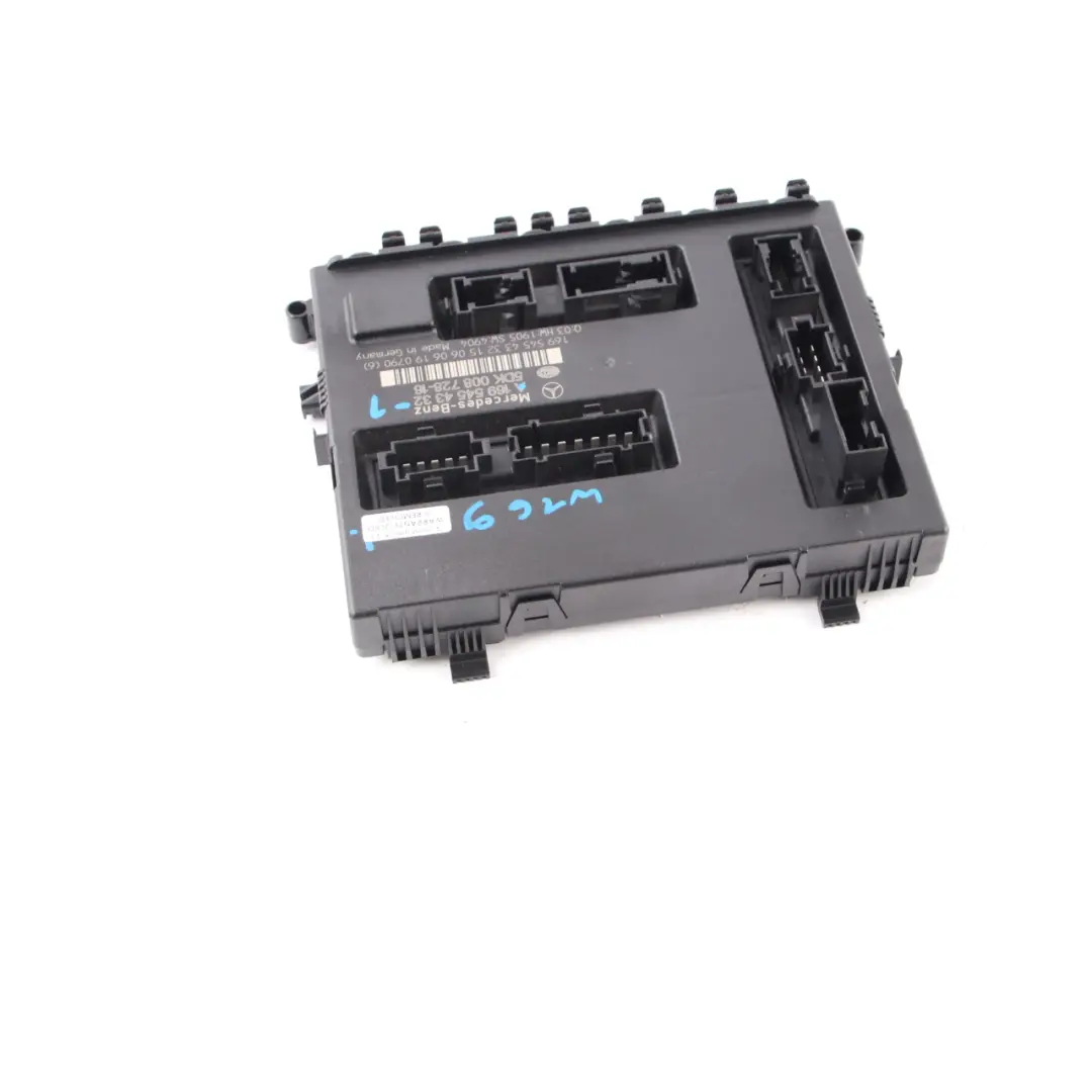 Mercedes W169 W245 Sam Modulo controllo Unità scatola dei fusibili - SKU A1695454332-1 - Numero di parte A1695454332