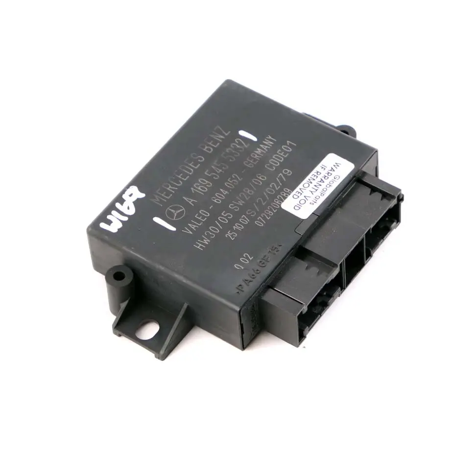 PDC Parking Sensor Distance Control Module Unit ECU to Mercedes W169 with Part number A1695455332 Mercedes W169 PDC Parking Sensor Distance Control Module Unit ECU - SKU A1695455332 - Part number A1695455332