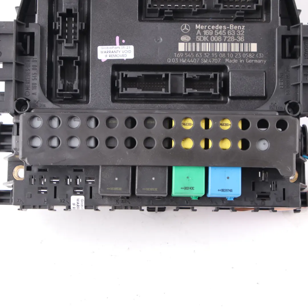  Control Unit Mercedes W169 W245 SAM Module Relay Fuse Box - SKU A1695456332 - Part number A1695456332