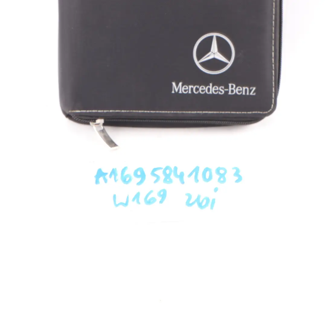 Owner's Handbook Service Booklet Slipcase Pouch Case Wallet Set to Mercedes W169 with Part number A1695841083 Mercedes W169 Owner's Handbook Service Booklet Slipcase Pouch Case Wallet Set - SKU A1695841083 - Part number A1695841083