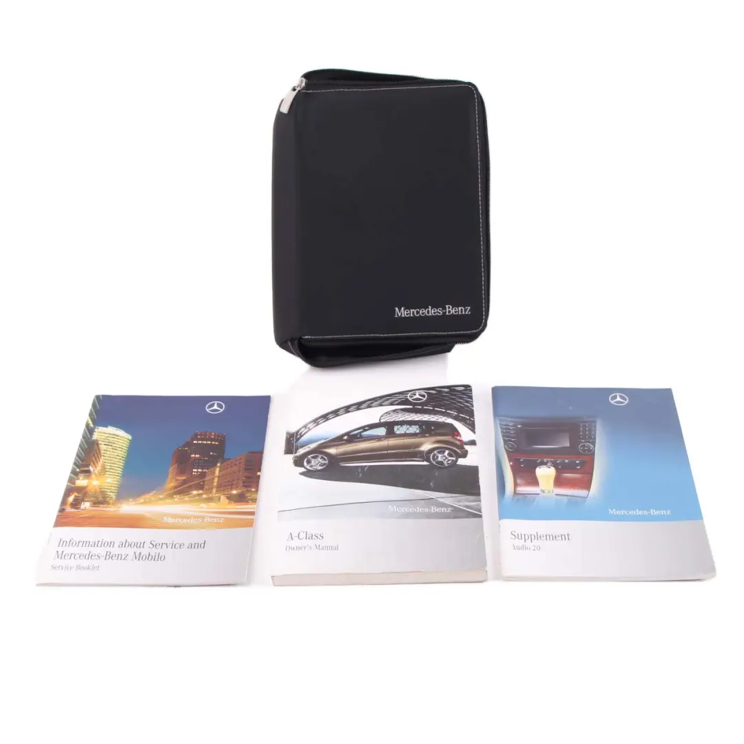 Mercedes A-Class W169 Service Booklet Book Set Pouch Case Wallet - SKU A1695842183 - Part number A1695842183