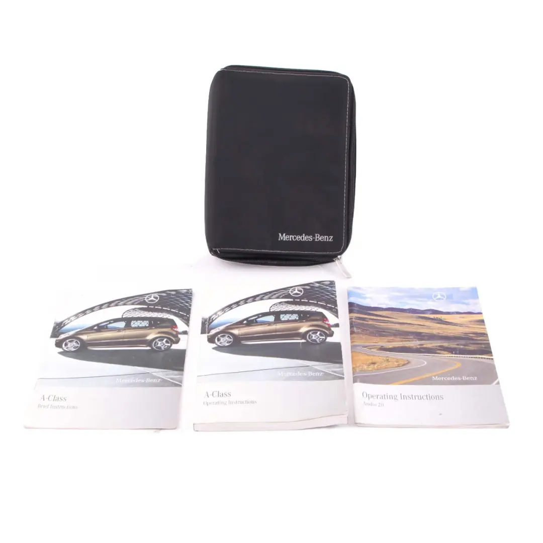 Service Booklet Book Set Pouch Case Wallet to Mercedes A-Class W169 with Part number A1695844183 Mercedes A-Class W169 Service Booklet Book Set Pouch Case Wallet - SKU A1695844183 - Part number A1695844183