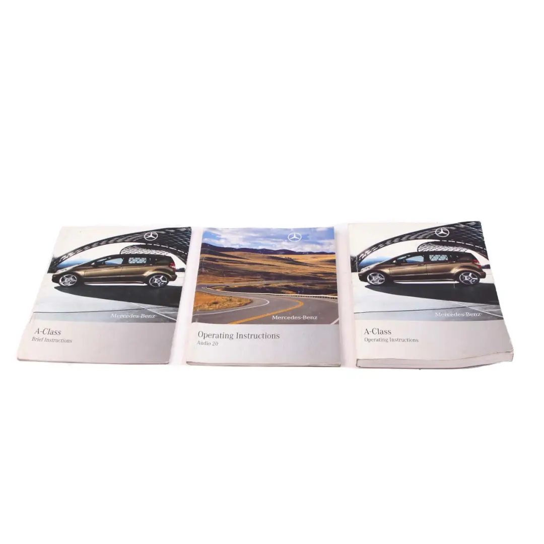 Mercedes A-Class W169 Service Booklet Book Set Pouch Case Wallet - SKU A1695844183 - Part number A1695844183