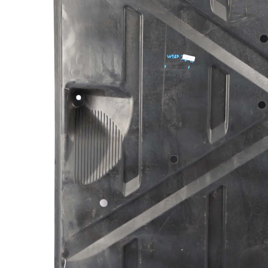 Undertray Trim Panel Right O/S Compartment Insulation Covering to Mercedes W169 with Part number A1696100408 Mercedes W169 Undertray Trim Panel Right O/S Compartment Insulation Covering - SKU A1696100408 - Part number A1696100408