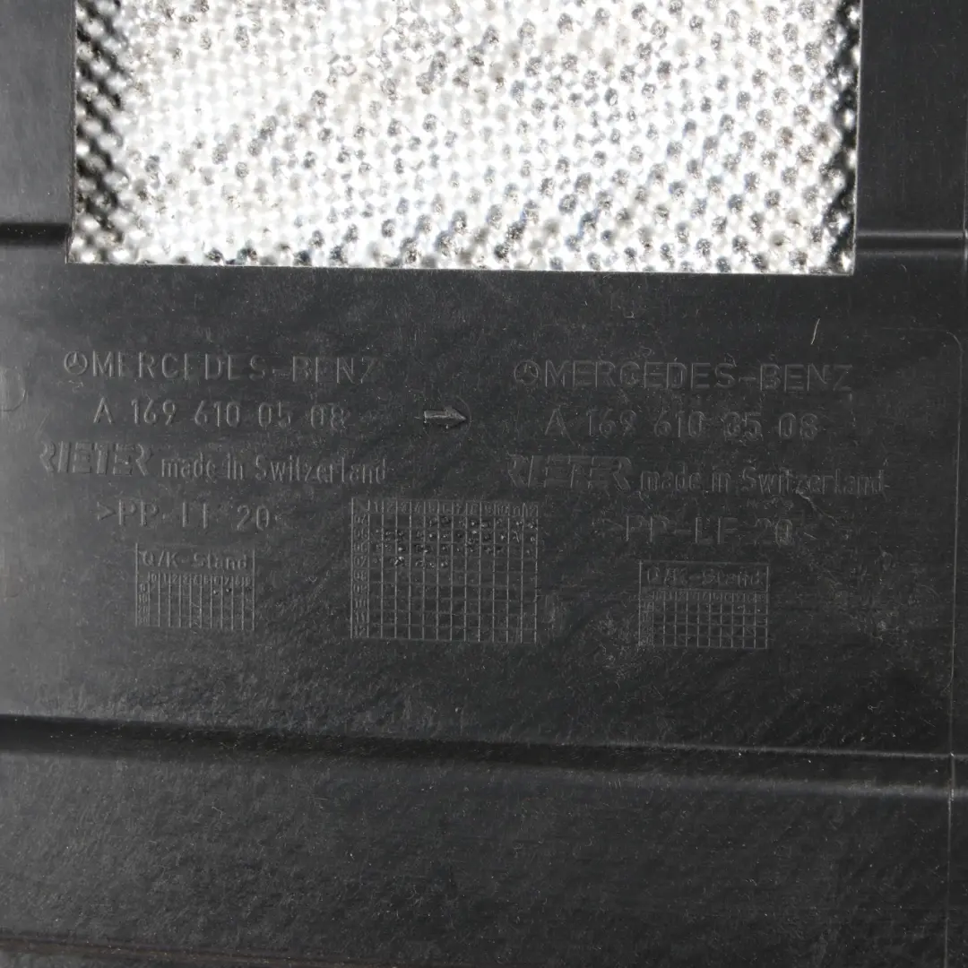 Mercedes W169 Underfloor Panel Undertray Tunnel Trim Cover Diesel - SKU A1696103508-1 - Part number A1696103508