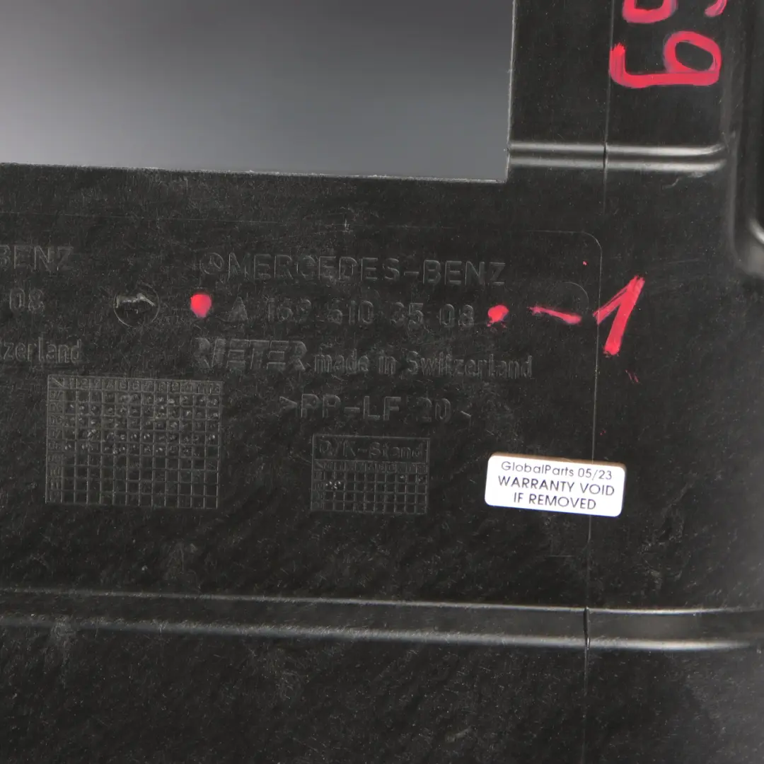 Underfloor Panel Undertray Tunnel Trim Cover Diesel to Mercedes W169 with Part number A1696103508 Mercedes W169 Underfloor Panel Undertray Tunnel Trim Cover Diesel - SKU A1696103508-2 - Part number A1696103508