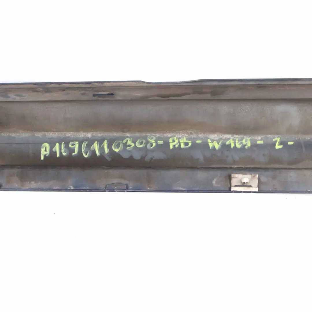 Mercedes W169 Side Skirt Door Sill Cover Left N/S Atoll Blue Metallic - 375 - SKU A1696110308-AB - Part number A1696110308