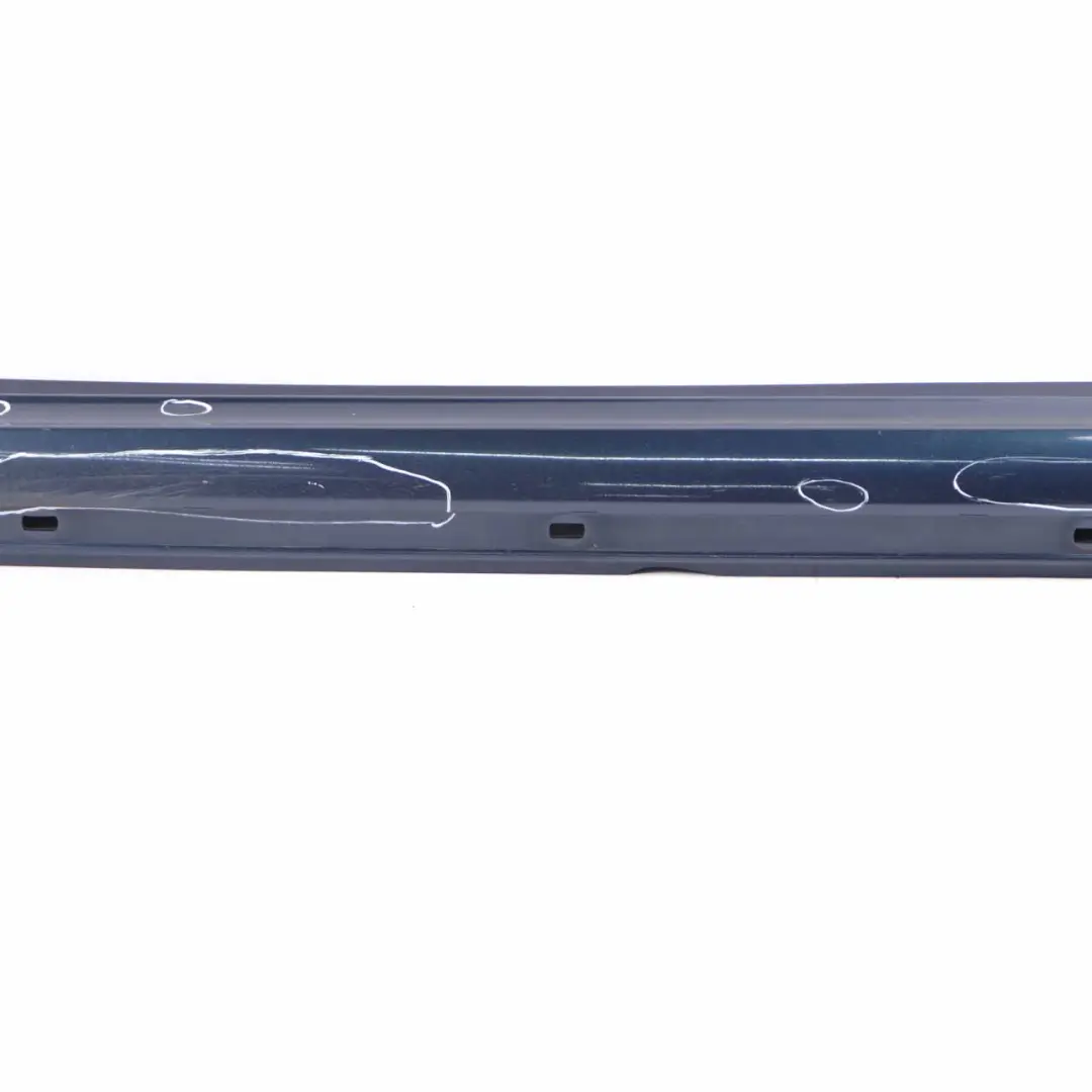 Side Skirt Door Sill Cover Left N/S Atoll Blue Metallic - 375 to Mercedes W169 with Part number A1696110308 Mercedes W169 Side Skirt Door Sill Cover Left N/S Atoll Blue Metallic - 375 - SKU A1696110308-AB - Part number A1696110308