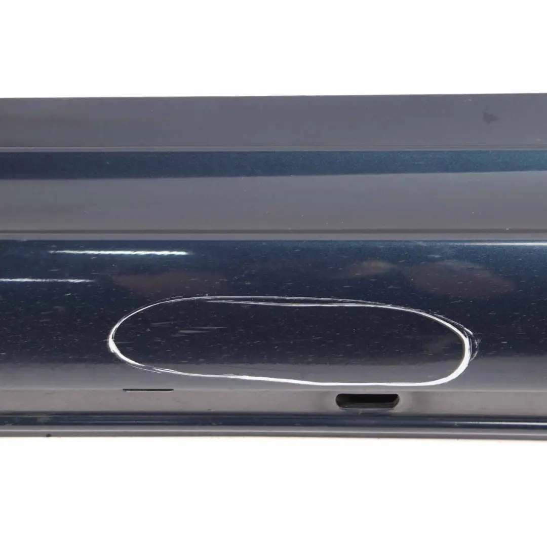 Side Skirt Door Sill Cover Left N/S Atoll Blue Metallic - 375 to Mercedes W169 with Part number A1696110308 Mercedes W169 Side Skirt Door Sill Cover Left N/S Atoll Blue Metallic - 375 - SKU A1696110308-AB - Part number A1696110308