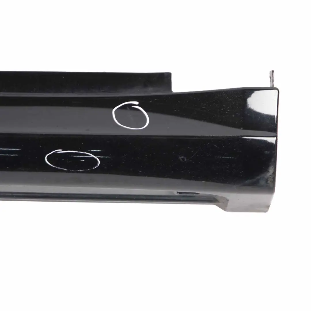Side Skirt Door Sill Cover Left N/S Kosmos Cosmic Black - 191 to Mercedes W169 with Part number A1696110308 Mercedes W169 Side Skirt Door Sill Cover Left N/S Kosmos Cosmic Black - 191 - SKU A1696110308-KB - Part number A1696110308