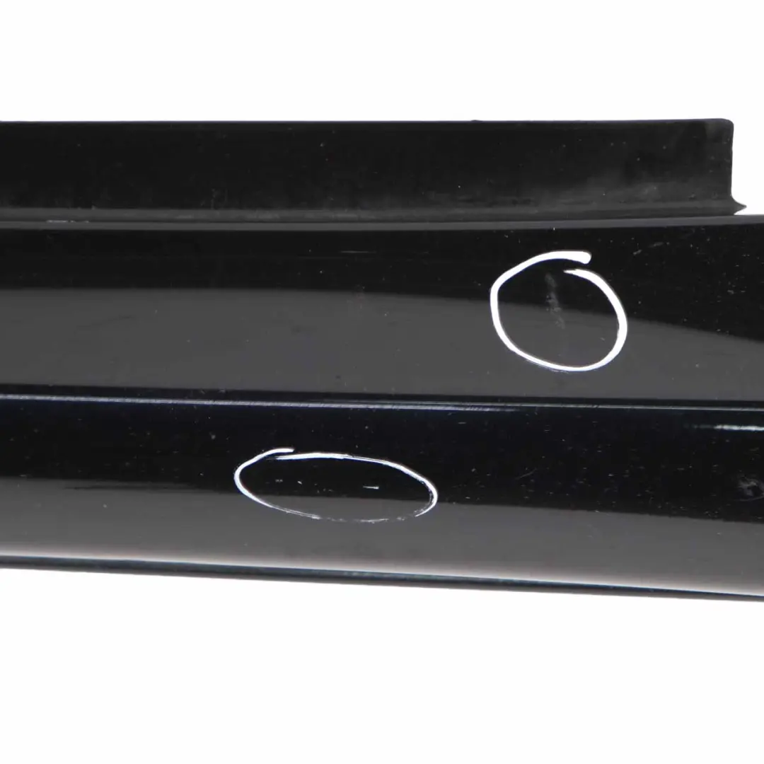 Side Skirt Door Sill Cover Left N/S Kosmos Cosmic Black - 191 to Mercedes W169 with Part number A1696110308 Mercedes W169 Side Skirt Door Sill Cover Left N/S Kosmos Cosmic Black - 191 - SKU A1696110308-KB - Part number A1696110308