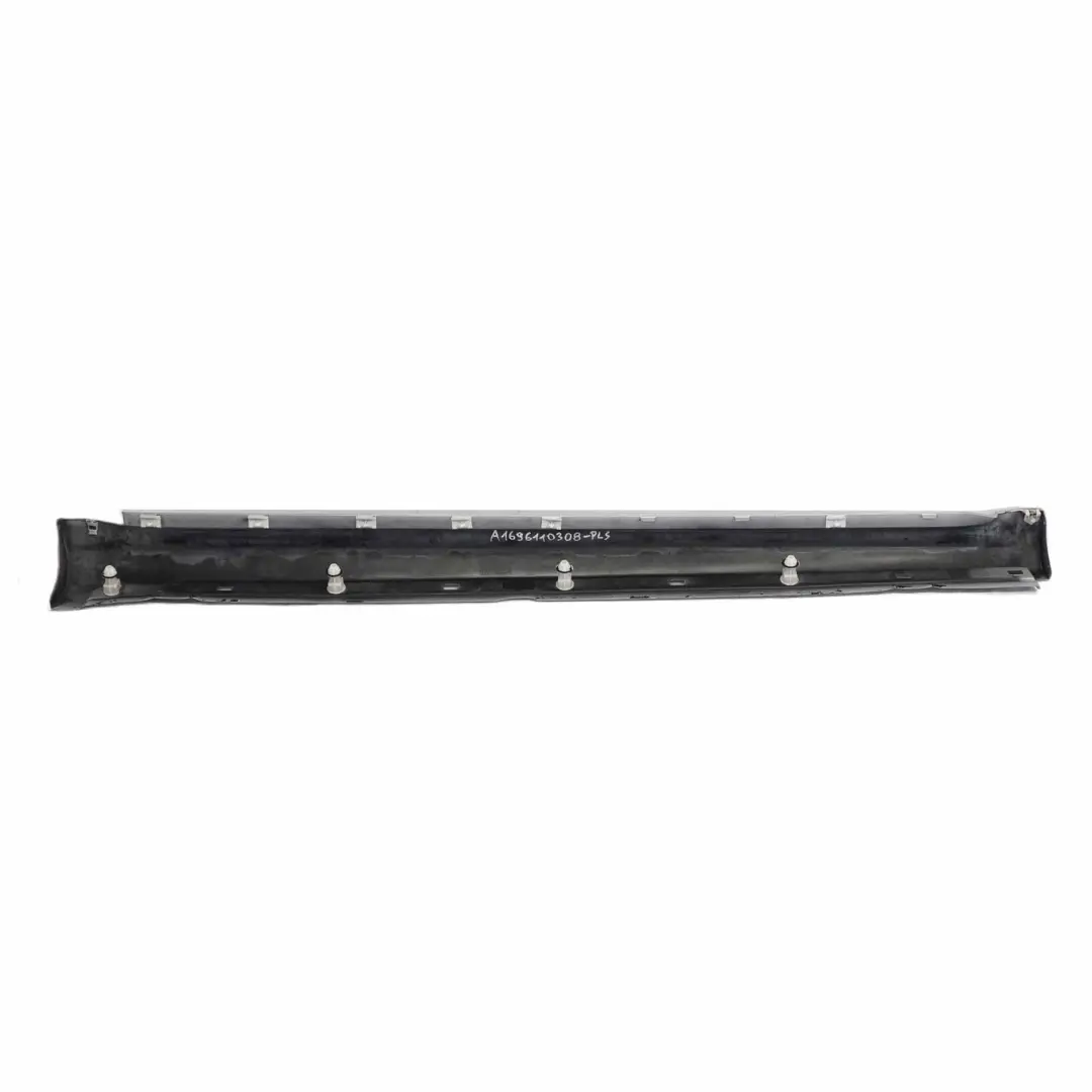 Mercedes W169 Side Skirt Door Sill Cover Left N/S Polar Silver Metallic - 761 - SKU A1696110308-PLS - Part number A1696110308