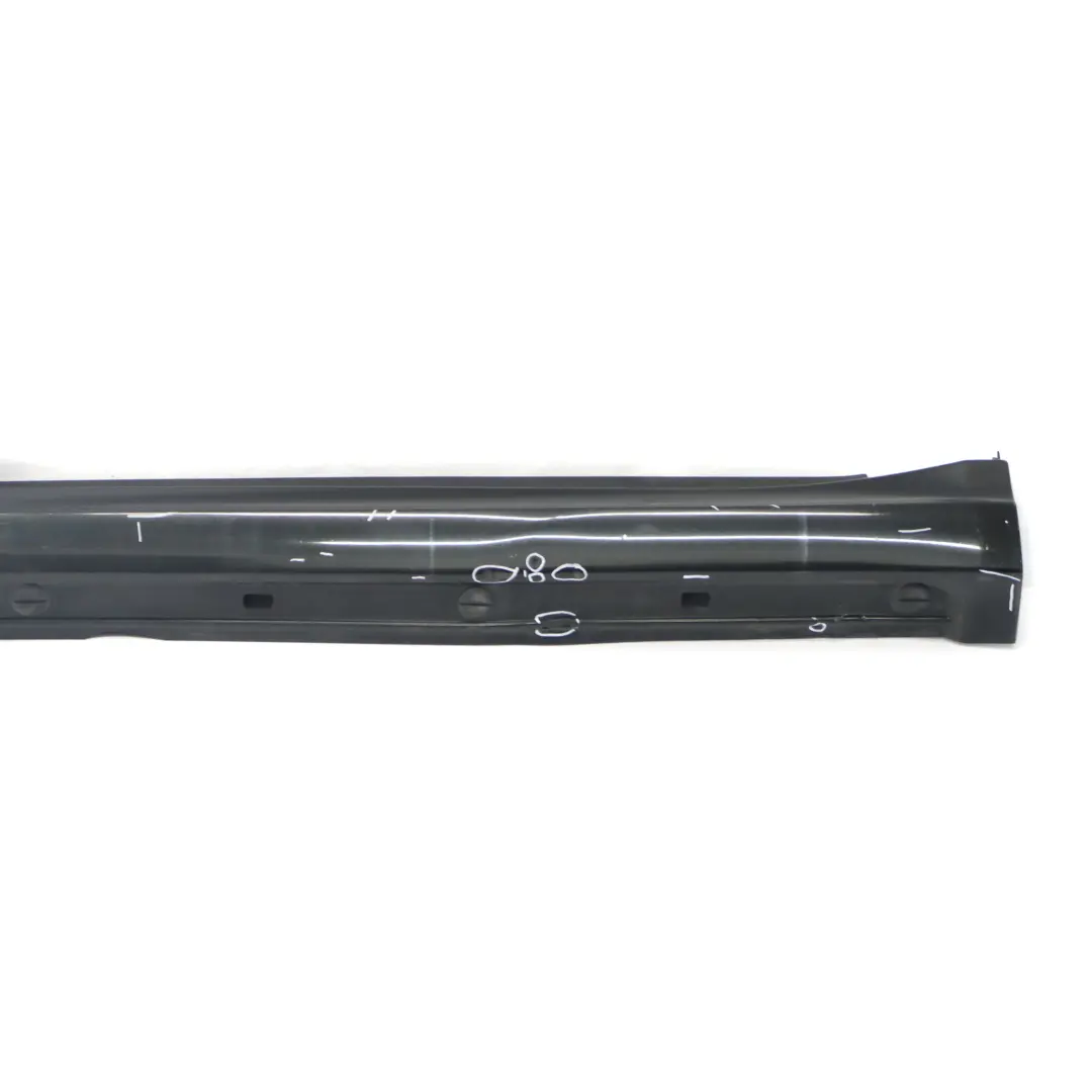 Side Skirt Door Sill Cover Left N/S Tropical Black Metallic - 160 to Mercedes W169 with Part number A1696110308 Mercedes W169 Side Skirt Door Sill Cover Left N/S Tropical Black Metallic - 160 - SKU A1696110308-TBL - Part number A1696110308
