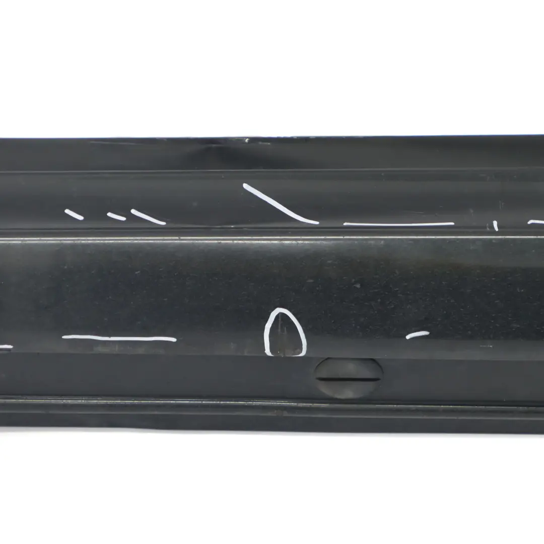 Mercedes W169 Coperchio soglia porta gonna laterale sinistra Tropical Black 160 - SKU A1696110308-TBL - Numero di parte A1696110308
