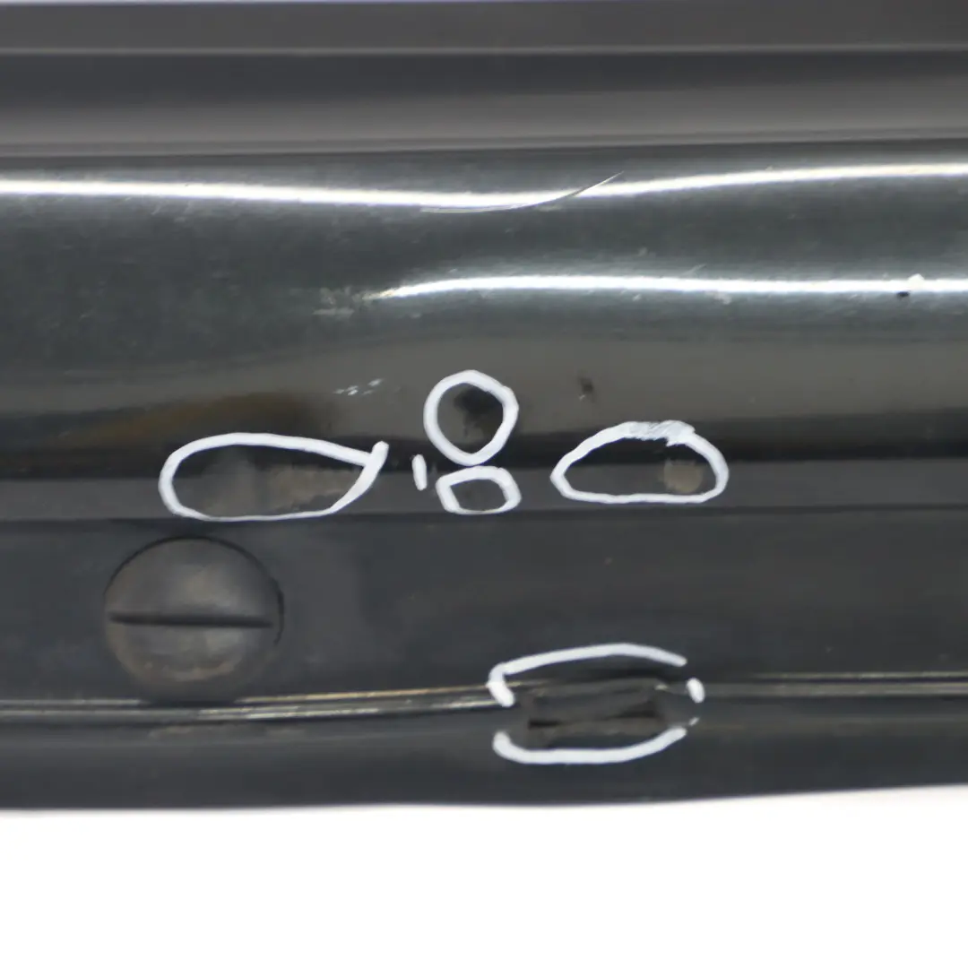 Mercedes W169 Coperchio soglia porta gonna laterale sinistra Tropical Black 160 - SKU A1696110308-TBL - Numero di parte A1696110308