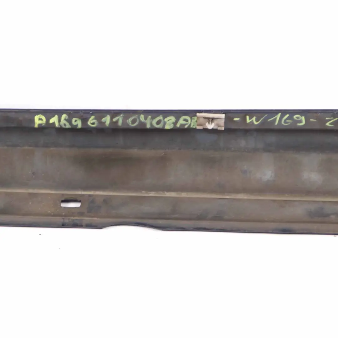 Side Skirt Door Sill Cover Right O/S Atoll Blue Metallic - 375 to Mercedes W169 with Part number A1696110408 Mercedes W169 Side Skirt Door Sill Cover Right O/S Atoll Blue Metallic - 375 - SKU A1696110408-AB - Part number A1696110408