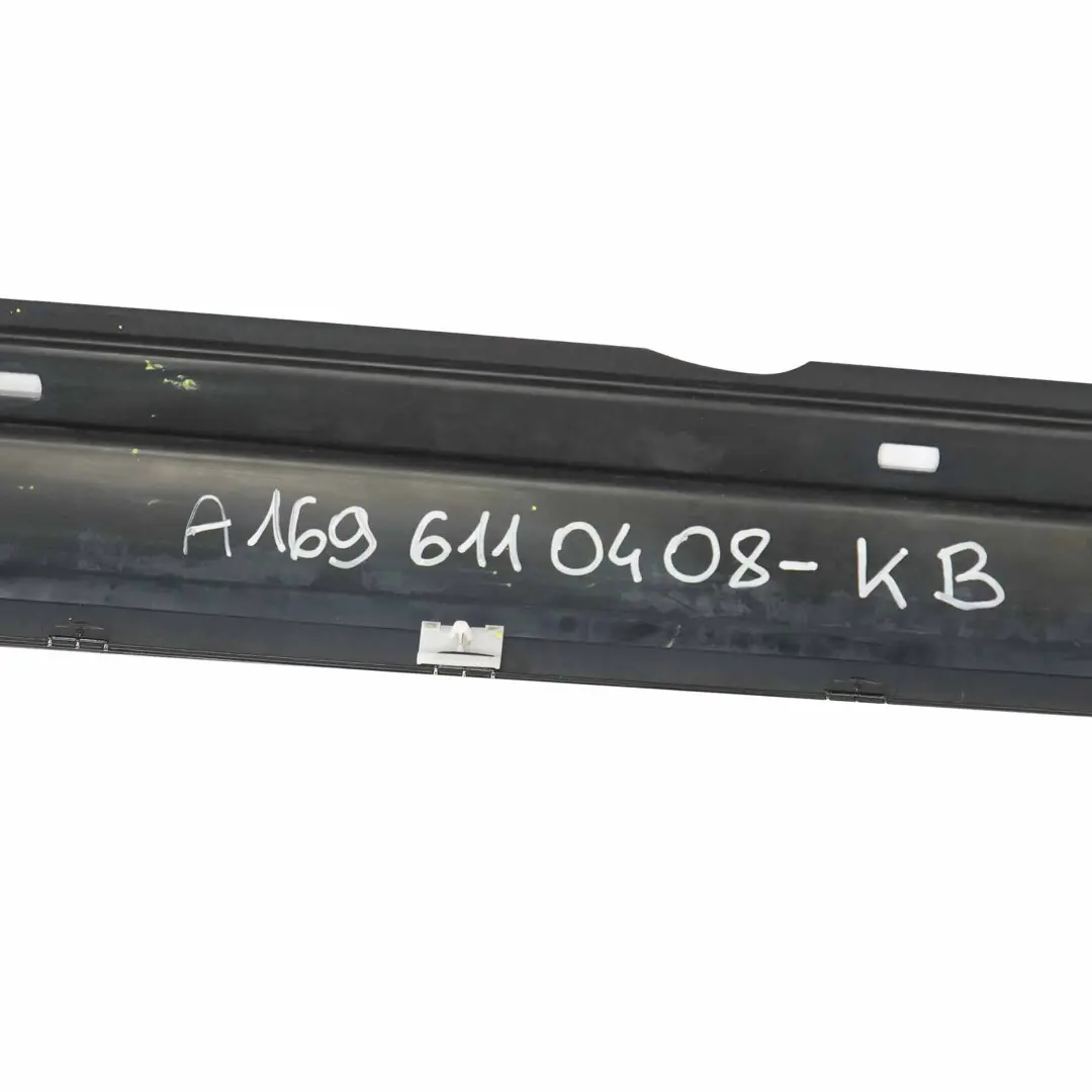 Mercedes W169 Side Skirt Door Sill Cover Right O/S Kosmos Cosmic Black - 191 - SKU A1696110408-KB - Part number A1696110408
