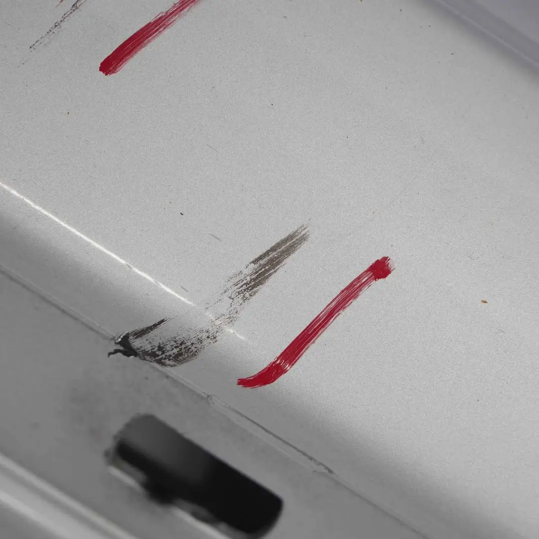 Side Skirt Door Sill Cover Right O/S Polar Silver Metallic - 761 to Mercedes W169 with Part number A1696110408 Mercedes W169 Side Skirt Door Sill Cover Right O/S Polar Silver Metallic - 761 - SKU A1696110408-PLS - Part number A1696110408